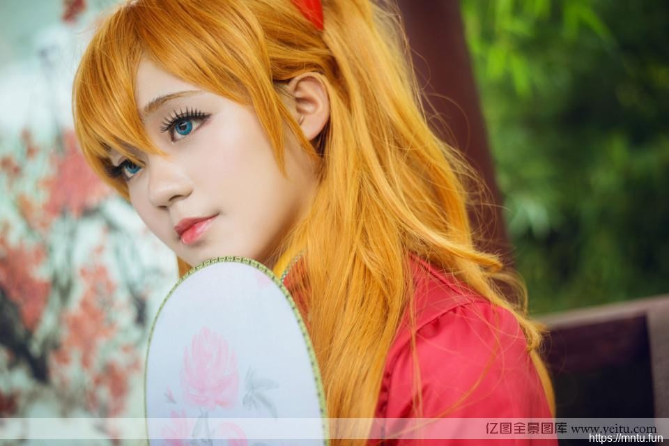 清纯小美女旗袍cosplay新世纪福音战士