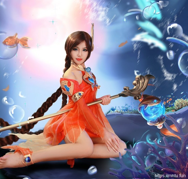 性感美cosplay公主裙女林婴浈COSPLAY王者荣耀沧海之曜大乔