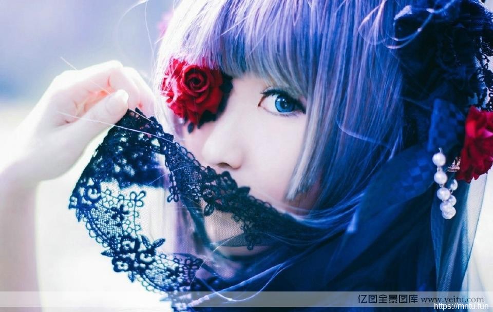 空灵少女紫色迷情cosplacosplay女装动漫y