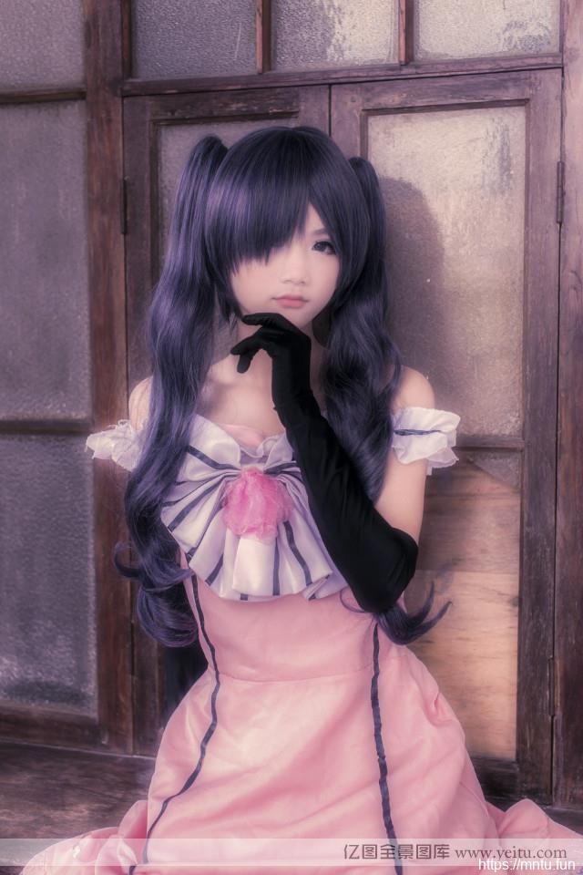 粉嫩白皙cosplay壁纸娃娃脸美女华丽cosplay