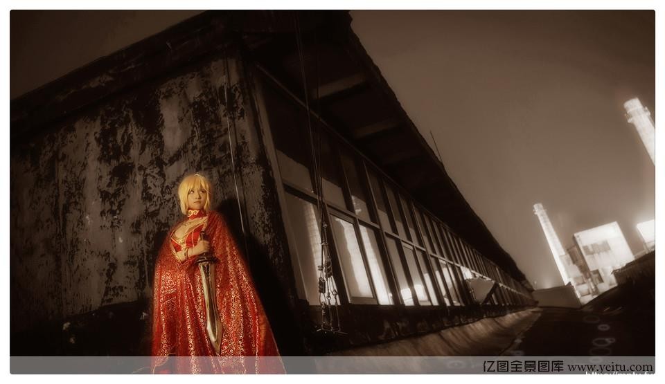 红衣少女热血co福利cossplay写真