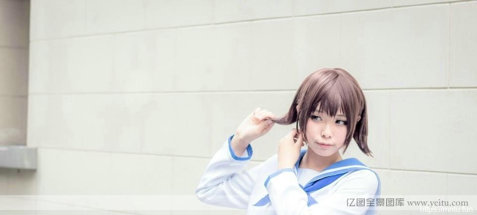 可爱狐狸学生妹cosplay的图片cosplay