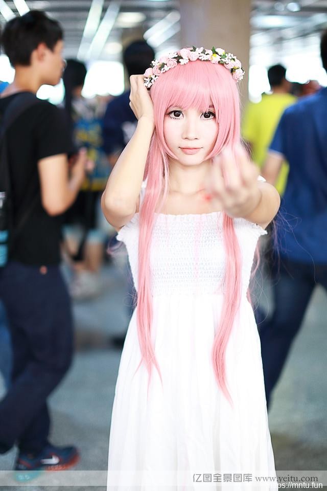 清纯粉嫩美女甜美角色扮演cosplaycosplay无暇