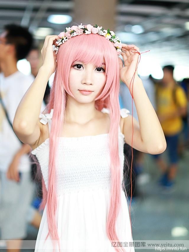 清纯粉嫩美女甜美角色扮演cosplaycosplay无暇