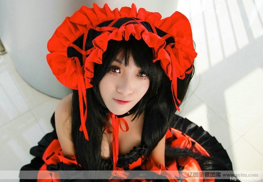 红衣如火气质少女倔强c动漫cosplay福利osplay