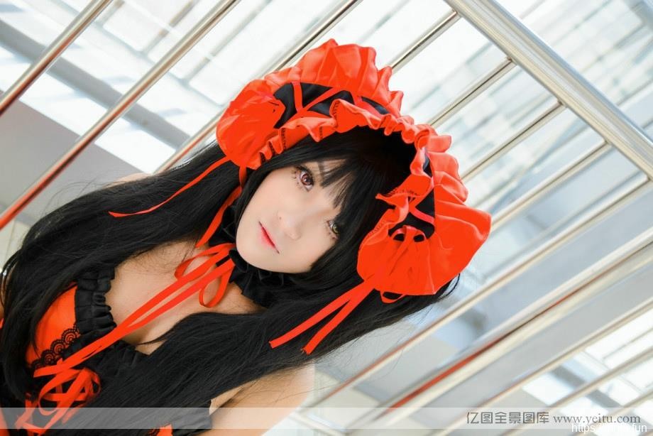 红衣如火气质少女倔强c动漫cosplay福利osplay