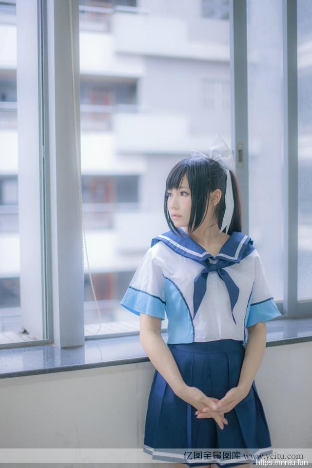 新cosplay校园清新校服少女cosplay写真