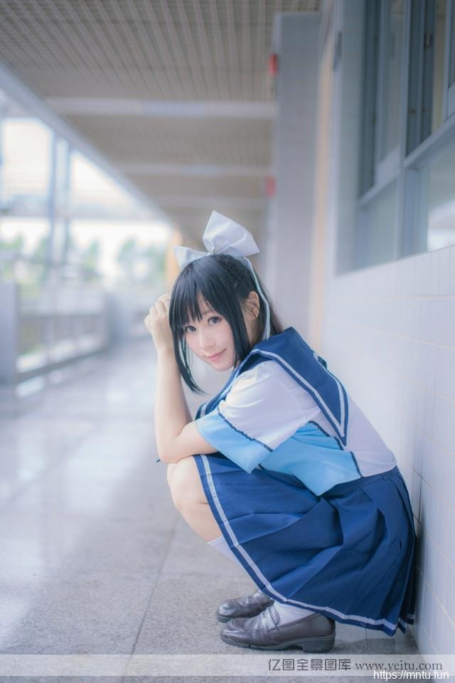 新cosplay校园清新校服少女cosplay写真