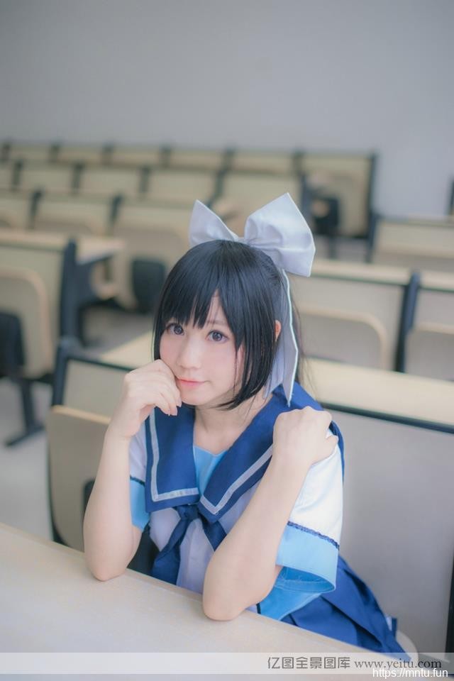 新cosplay校园清新校服少女cosplay写真