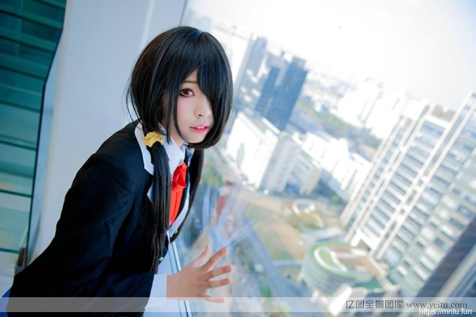 时崎狂三黑丝校服唯美cospla唯美cosplayy