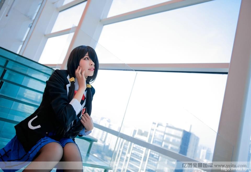 时崎狂三黑丝校服唯美cospla唯美cosplayy