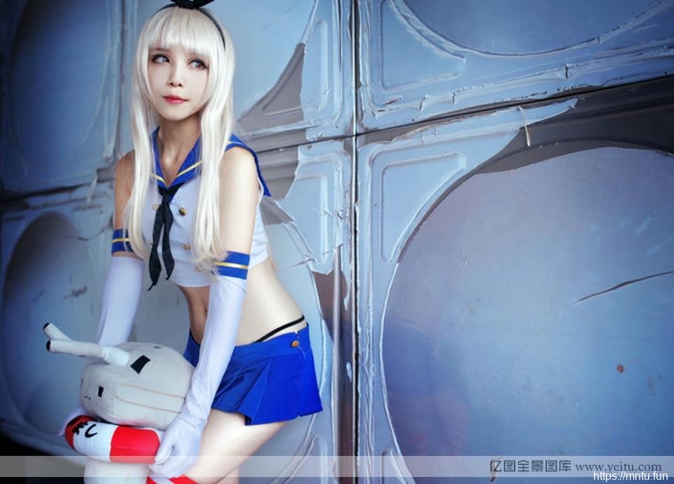 诱惑丝袜cosplay美女舰娘岛风性感cosplay