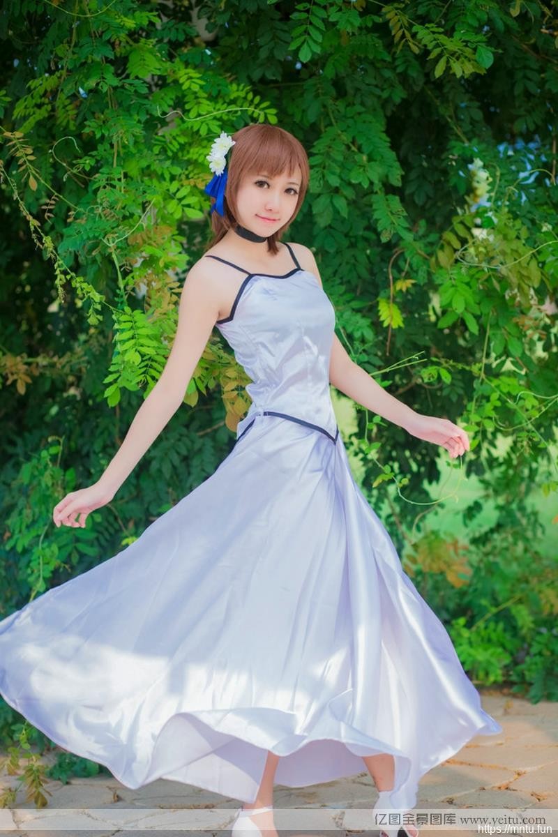 御坂美琴白礼服旗袍cosplay女cosplay