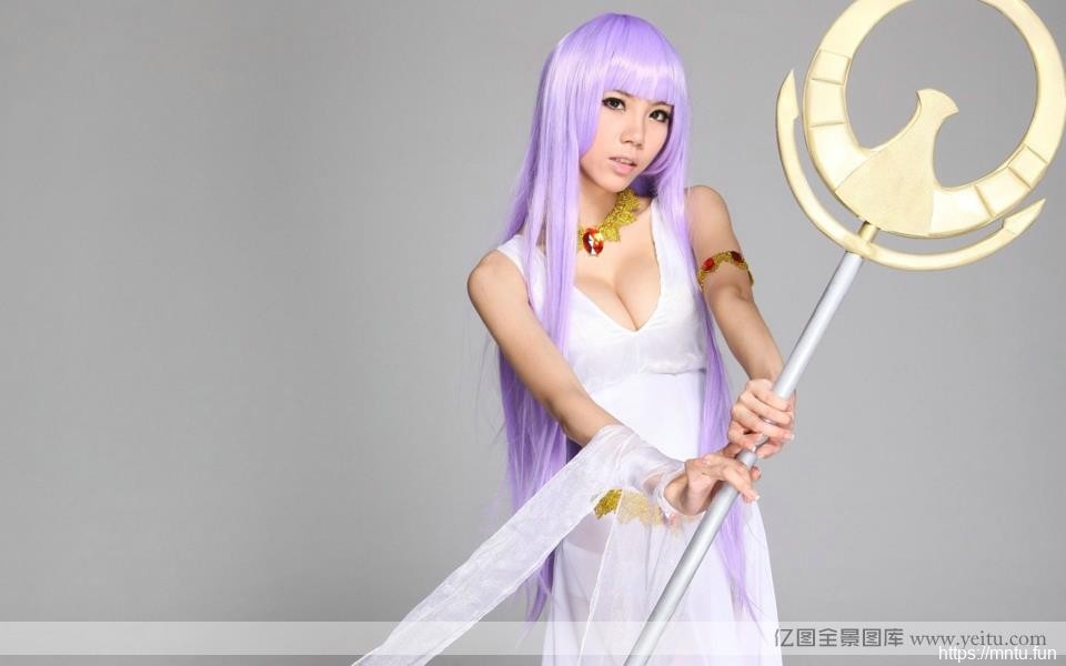 宅男女神美女cosplay叶梓萱cosplay智慧女神雅典娜