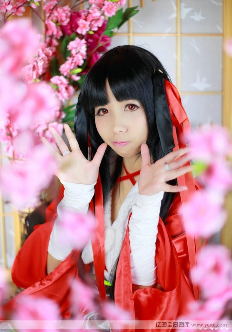 长发美女夜夜和服白丝清纯cosplcosplay明星ay