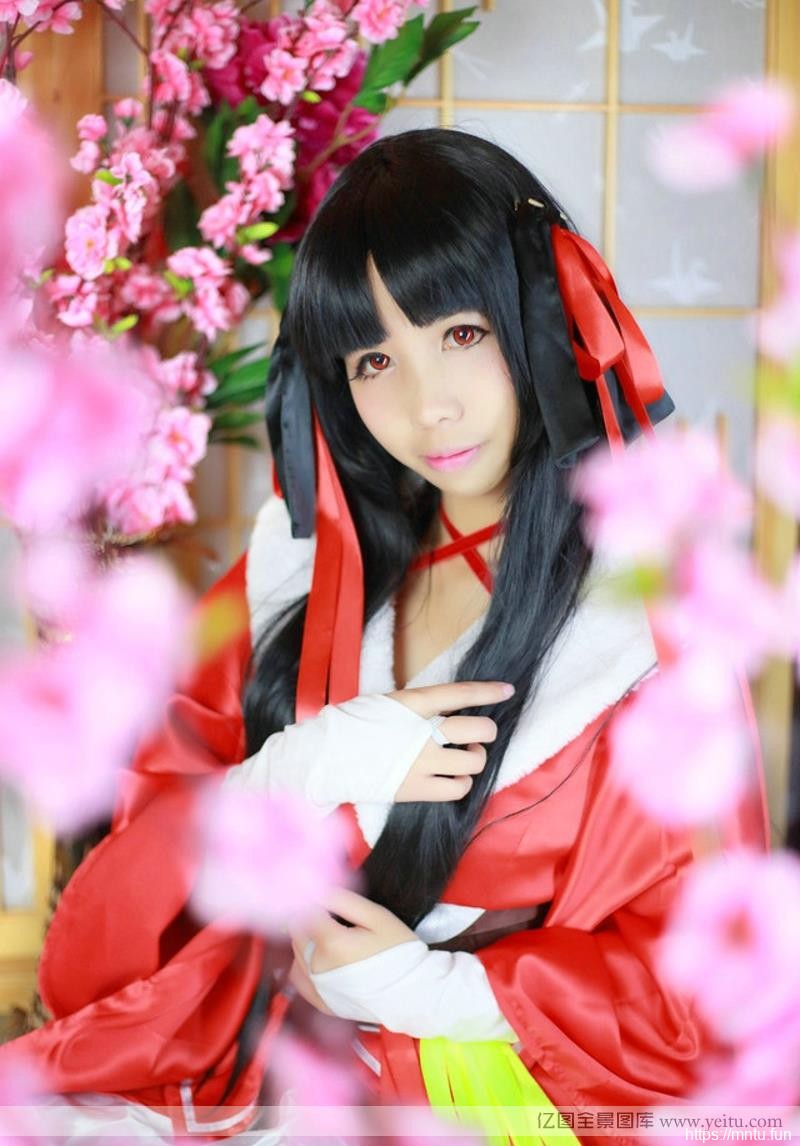 长发美女夜夜和服白丝清纯cosplcosplay明星ay