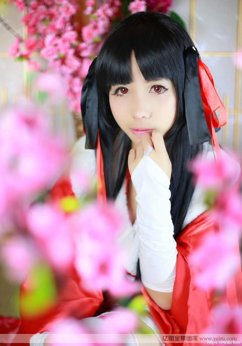 长发美女夜夜和服白丝清纯cosplcosplay明星ay