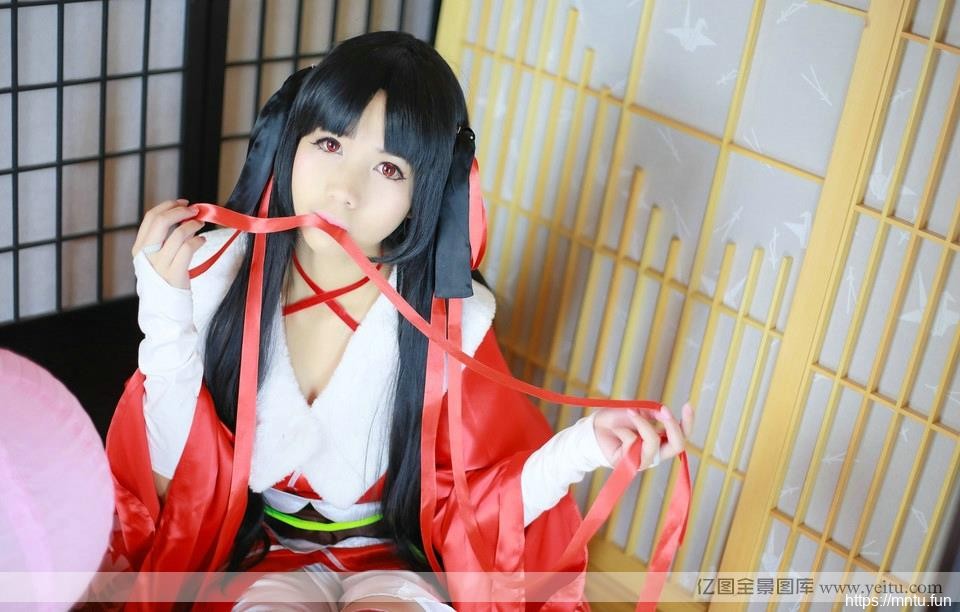 长发美女夜夜和服白丝清纯cosplcosplay明星ay