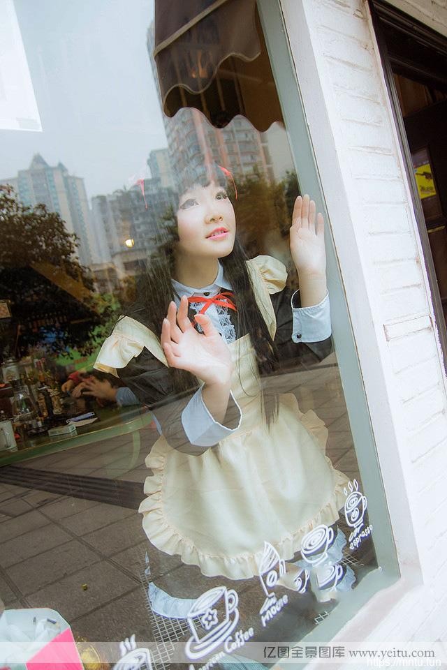 甜美女孩可爱小动漫女孩cosplay萌猫cosplay