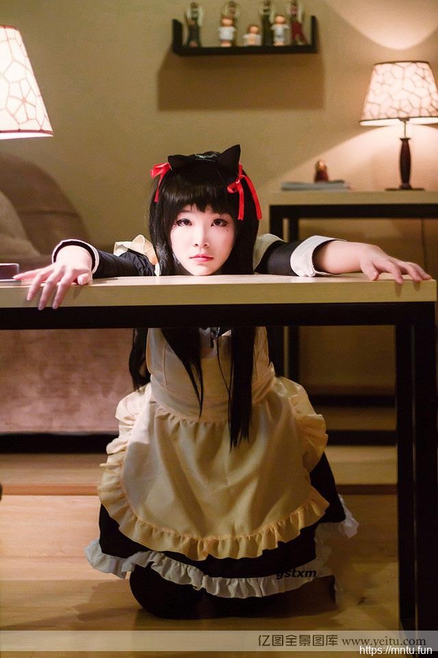 甜美女孩可爱小动漫女孩cosplay萌猫cosplay