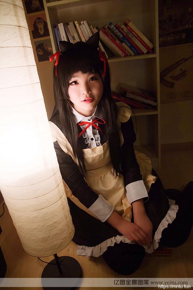 甜美女孩可爱小动漫女孩cosplay萌猫cosplay
