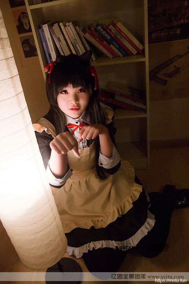 甜美女孩可爱小动漫女孩cosplay萌猫cosplay