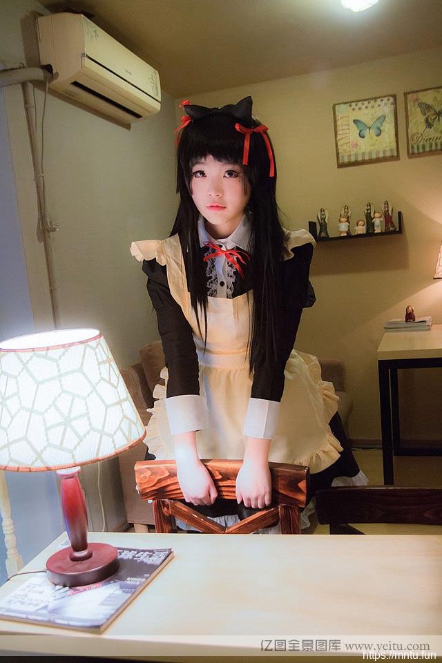 甜美女孩可爱小动漫女孩cosplay萌猫cosplay