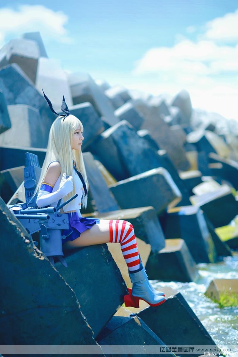 舰娘性感美腿海滩写真co重生之cosplaysplay