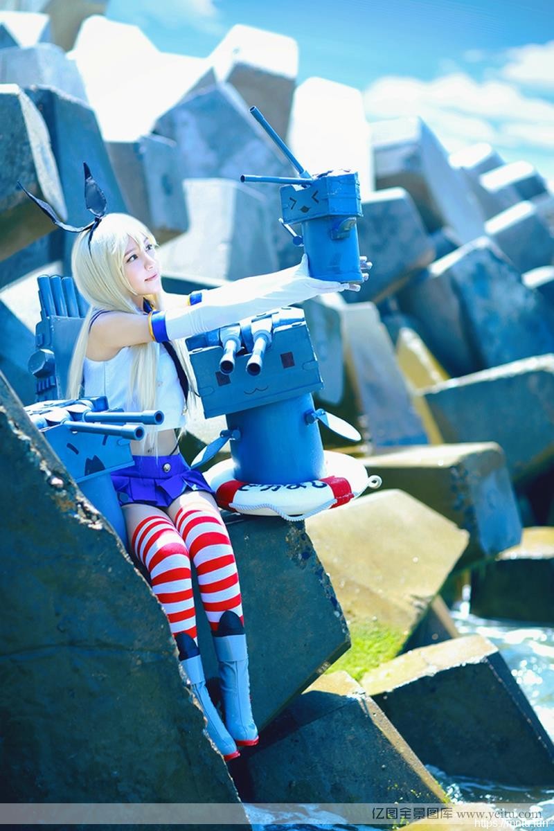 舰娘性感美腿海滩写真co重生之cosplaysplay