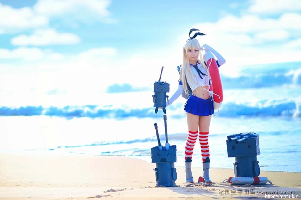 舰娘性感美腿海滩写真co重生之cosplaysplay
