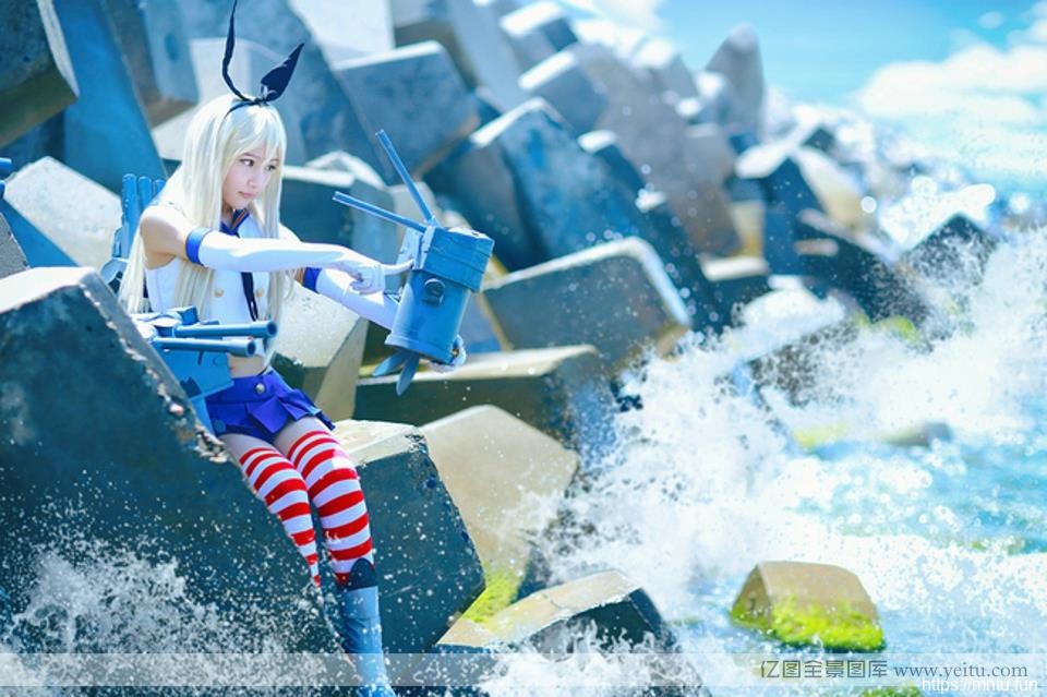 舰娘性感美腿海滩写真co重生之cosplaysplay