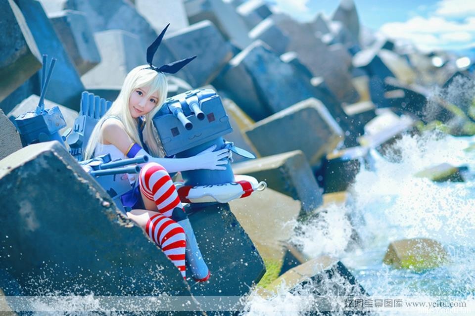 舰娘性感美腿海滩写真co重生之cosplaysplay
