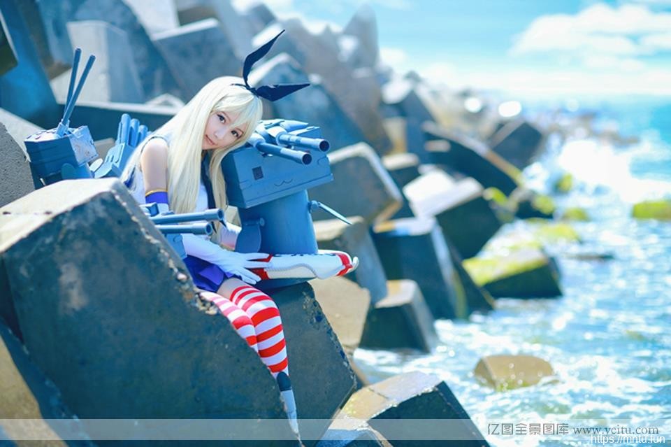 舰娘性感美腿海滩写真co重生之cosplaysplay