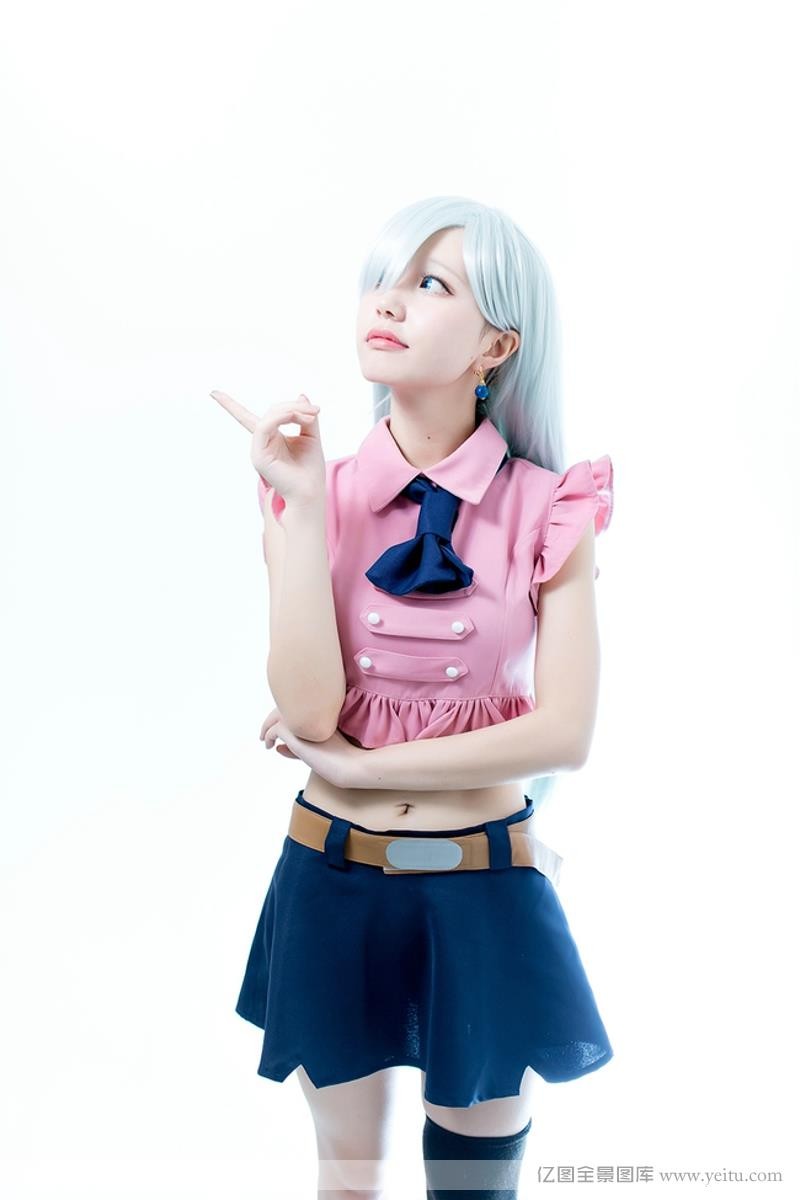 七大罪完美cosplay女主角伊丽莎白性感制服cosplay