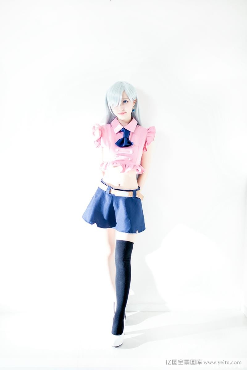七大罪完美cosplay女主角伊丽莎白性感制服cosplay