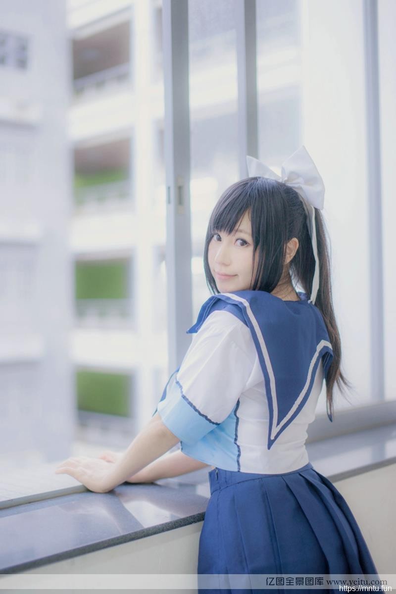 甜美动人青春美少女学生vrcosplayx装COSPLAY