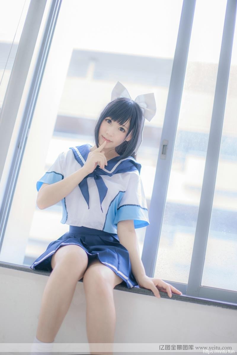 甜美动人青春美少女学生vrcosplayx装COSPLAY