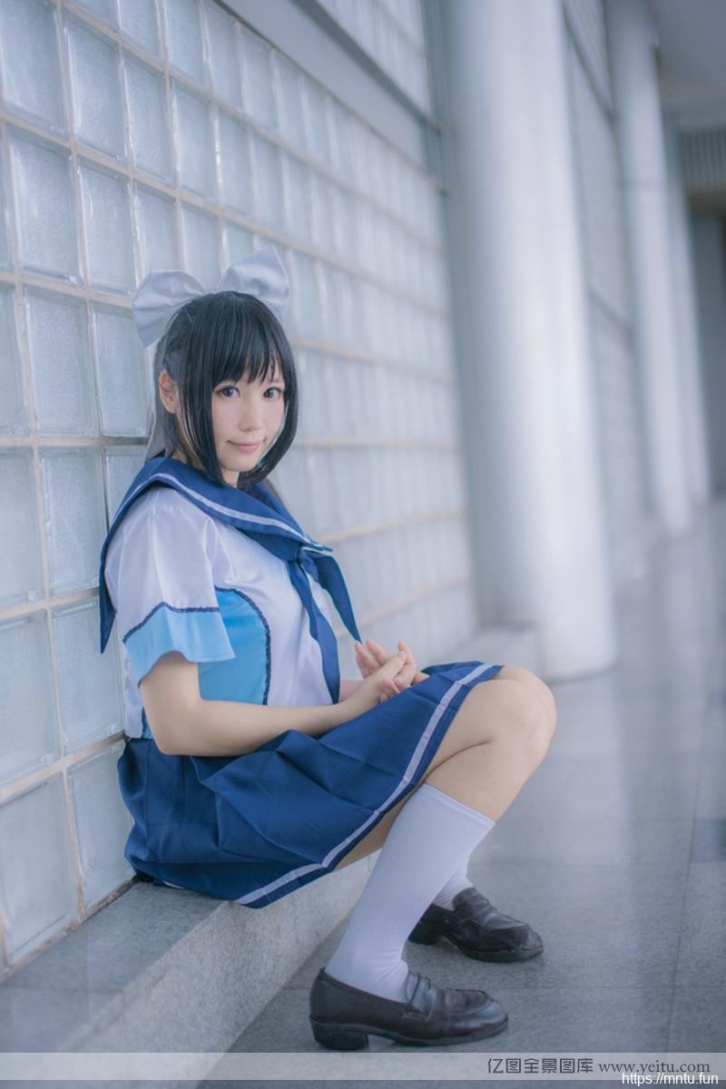甜美动人青春美少女学生vrcosplayx装COSPLAY