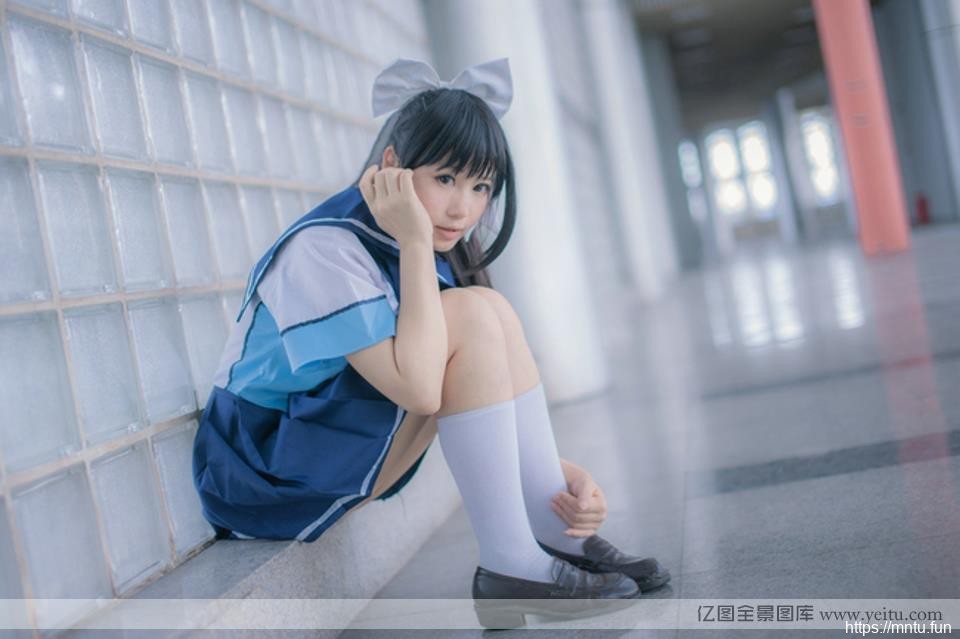 甜美动人青春美少女学生vrcosplayx装COSPLAY