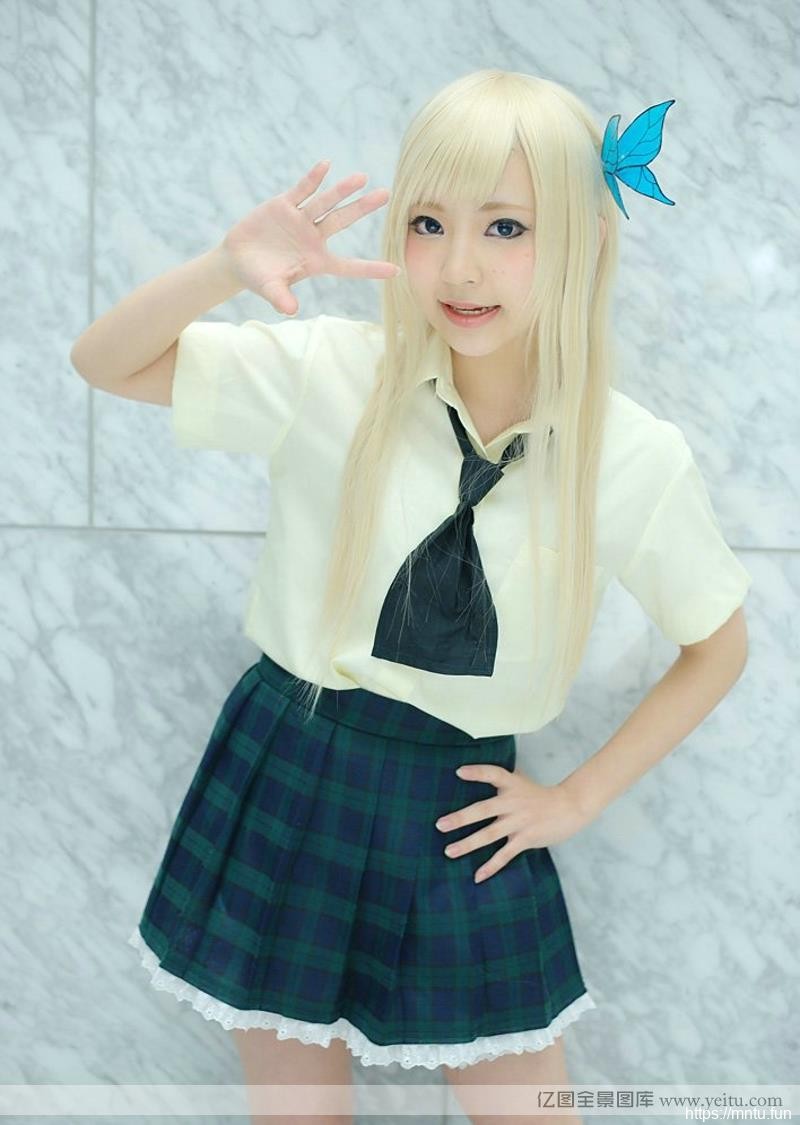 清纯可人的美网上cosplay少女柏崎星奈唯美cosplay