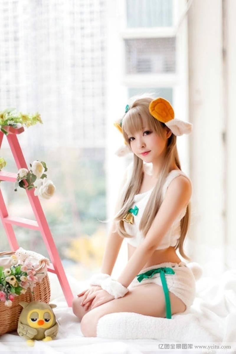 卡牌绵羊装南小鸟cocosplay福利splay可爱萌萌哒