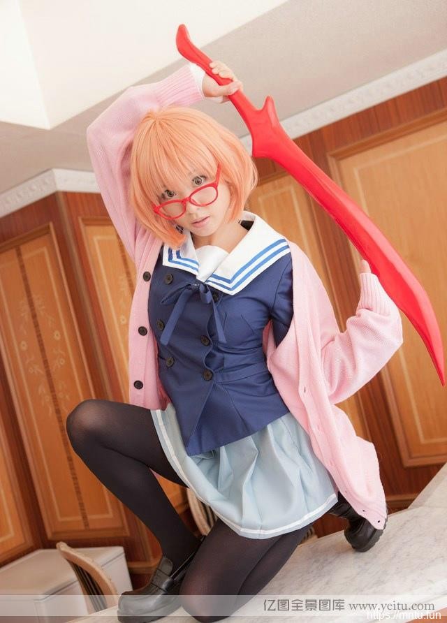 《cosplay壁纸境界的彼方》栗山未来COSPLAY