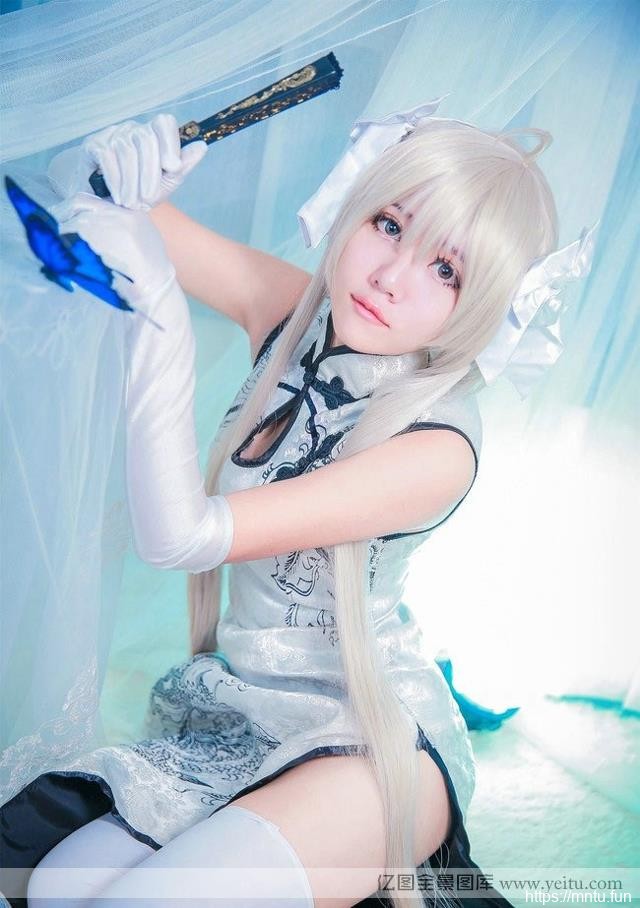 漫画缘之cosplay专题空之春日野穹真人COS