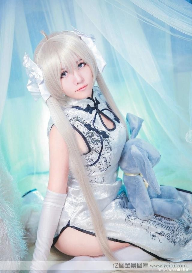 漫画缘之cosplay专题空之春日野穹真人COS