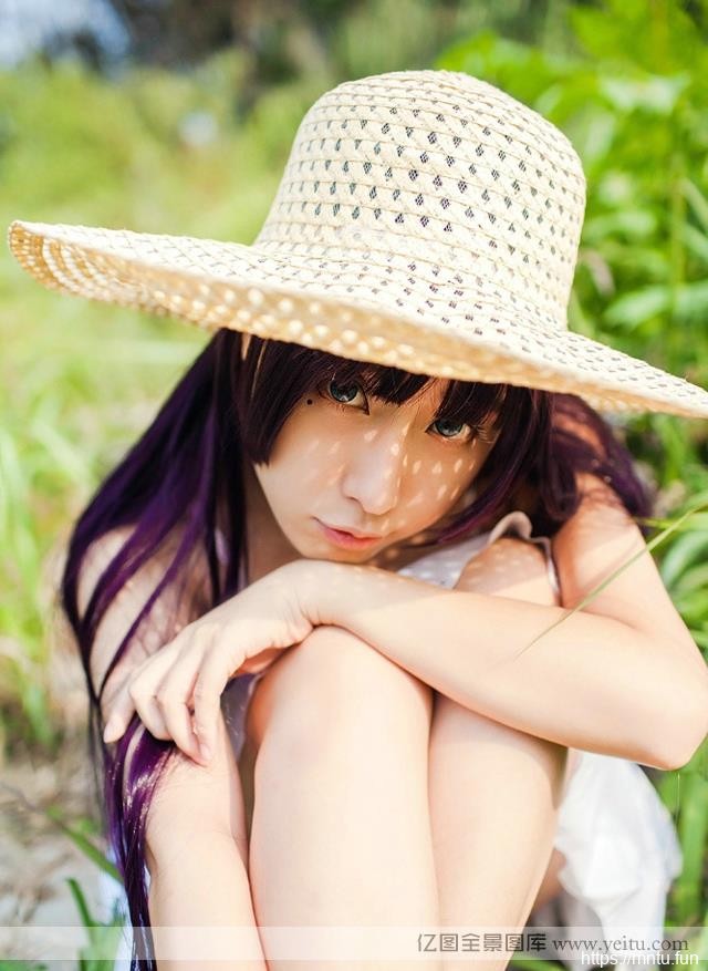 清纯超级cosplay妹妹可爱COS户外写真