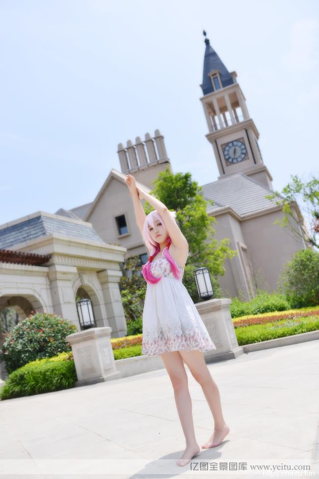 清纯唯美女神lolita和cosplay蝶祈cospaly