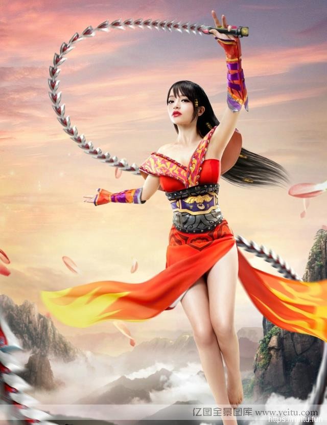 巨乳美女展示迷人胸器再cosplay壁纸秀完美COSPLAY