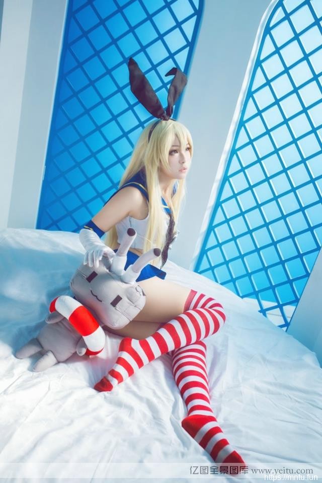 性感迷人萌妹变身战舰kisscosplay少女清凉COSPLAY