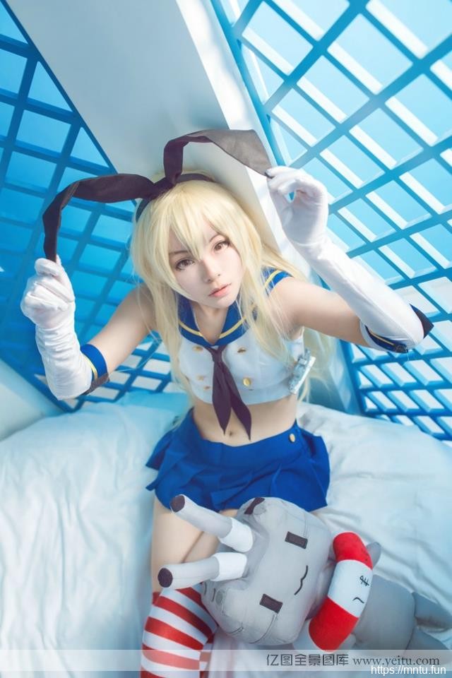 性感迷人萌妹变身战舰kisscosplay少女清凉COSPLAY