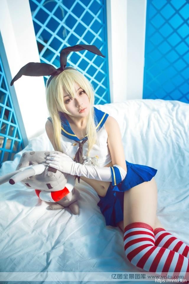 性感迷人萌妹变身战舰kisscosplay少女清凉COSPLAY